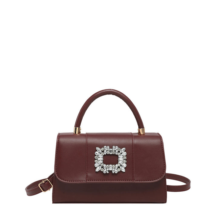Popular Fashion Handheld Small Square Bag Women Summer New Light Luxury Stylish Shoulder Bag Crossbody Bag