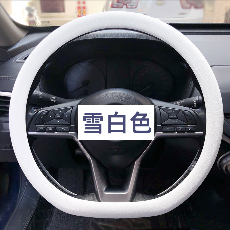Wholesale Drop Shipping Silicone Steering Wheel Cover Car Thind Odorless Grip Cover Drop Shipping Summer