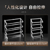 不锈钢份数盆伸缩架加长可调节高度商用奶茶点饭店小料台展示架子