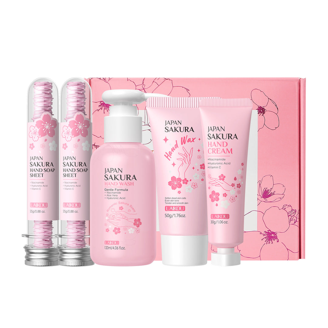 LAIKOU Cherry Blossom Skincare Set Set Face Full Set Hydrating Factory