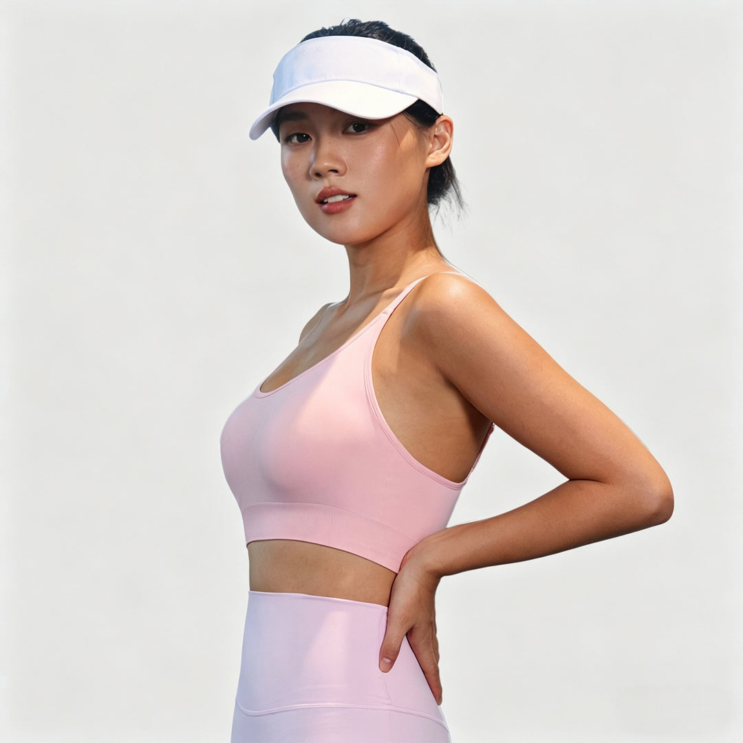 新款美背运动内衣女防震高强度运动背心紧身瑜伽服上衣健身文胸