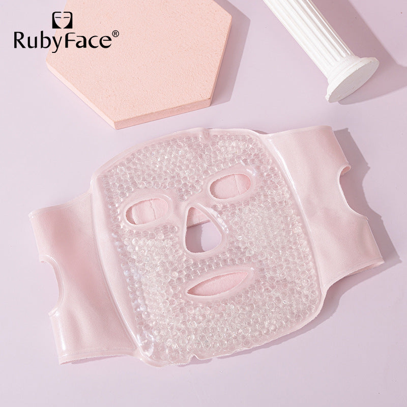 RUBYFACE现货冰敷面具面罩冷热敷去水肿美妆美容工具缓解疲劳面膜