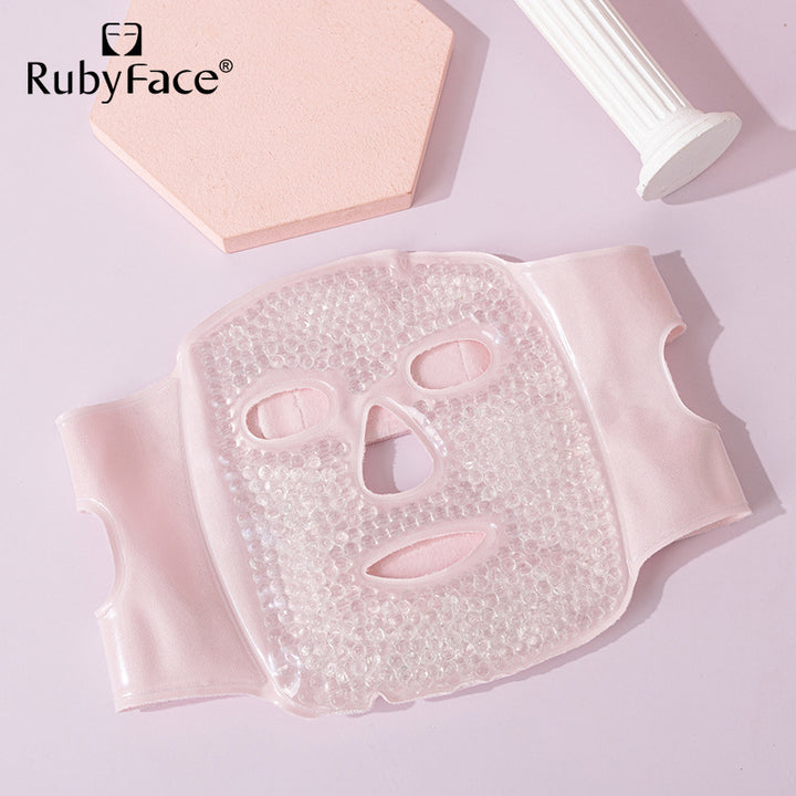 RUBYFACE现货冰敷面具面罩冷热敷去水肿美妆美容工具缓解疲劳面膜