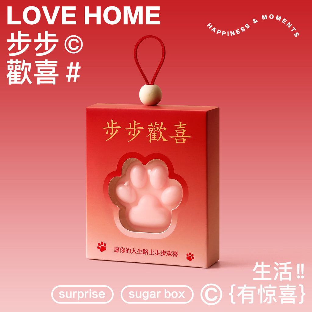 猫爪皂手工皂洗手皂清洁皂可爱创意礼品皂造型肥皂伴手礼香皂批发