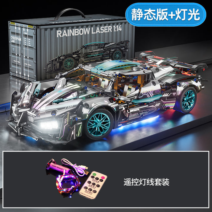 Apollo Sports Car Building Blocks Set – High-Difficulty Drift Racing Car Model Assembly Toy