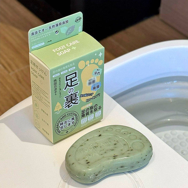 正品西田の凉子二代新款洗脚皂足浴皂足部护理草本精华皂厂家批发