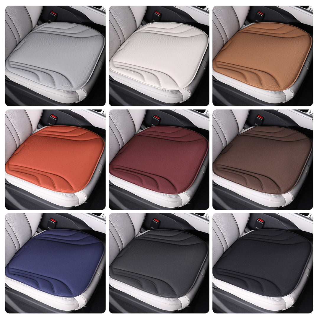New Universal Car Seat Cushion Non Slip Thin Seat Cushion Premium Feel Breathable