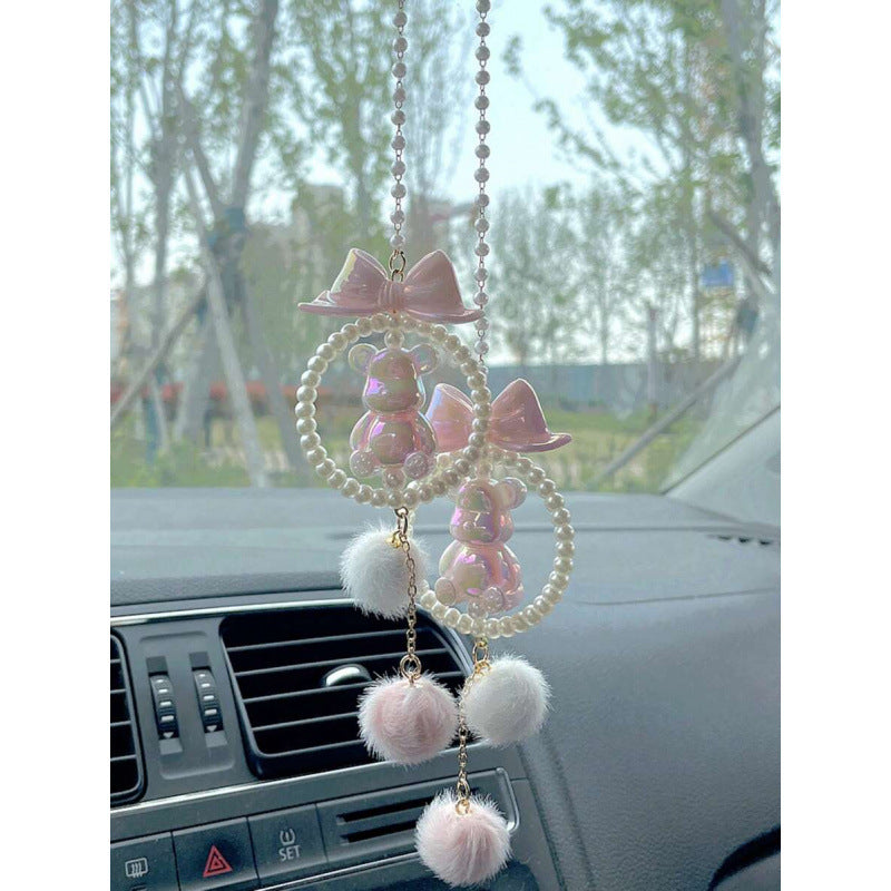 A 72356 High-end car hanging ornament 高级感小熊汽车挂件