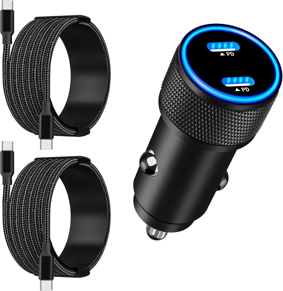 Metal Aluminum PD Super Fast Car Charger for Huawei - Premium Cigarette Lighter Adapter