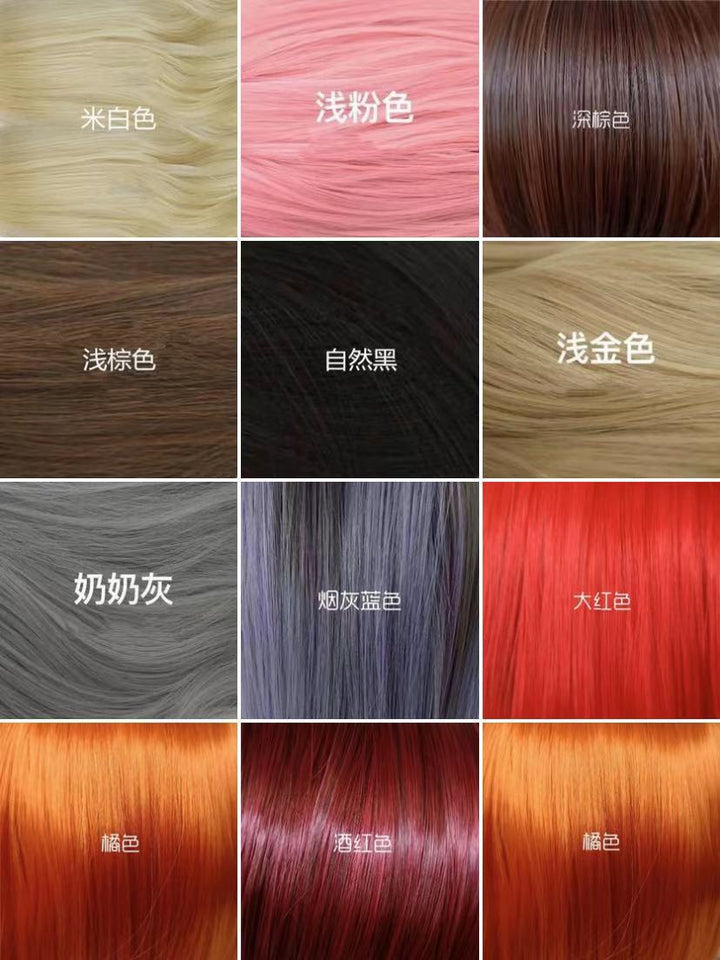 欧美新品假发女士长波浪齐刘海黑色化纤长卷发头套工厂现货大波浪