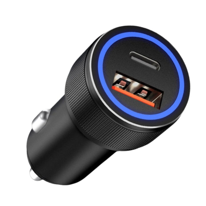 Metal Aluminum PD Super Fast Car Charger for Huawei - Premium Cigarette Lighter Adapter