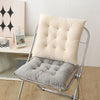 纯色水晶绒坐垫学生久坐座椅垫办公室椅子屁垫打坐垫子方形餐椅垫