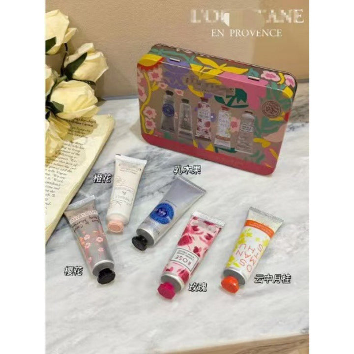 L'OCCITANE Hand Cream Starry Night Cherry Blossom Gift Box - Portable Hand Cream Set