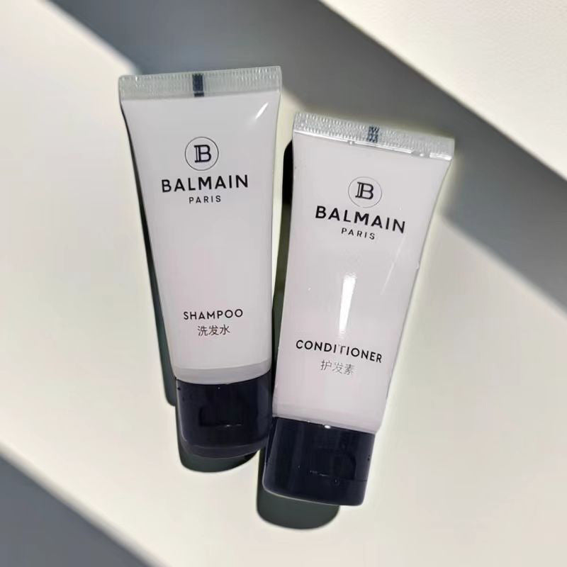 Balmain Paris Hotel Wash & Care Set 35ml – Shampoo, Conditioner, Shower Gel & Soap