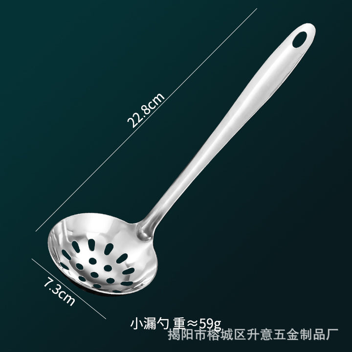 不锈钢锅铲汤勺漏勺家用厨房小厨具煎铲蛋糕铲分菜铲11件套套装