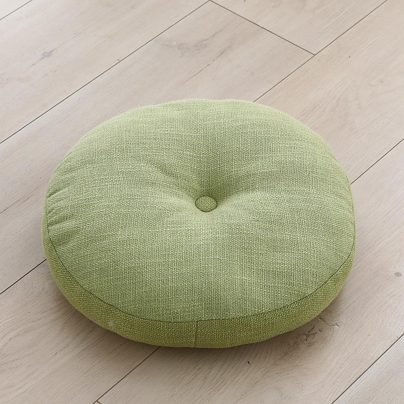 Large Linen Seat Cushion Thickened Japanese Style Seat Cushion