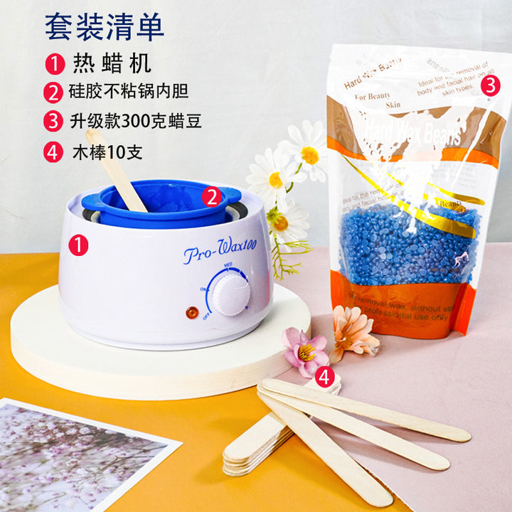 300 g Hot Wax Bean Kit – Full Body Hair Removal Set for Face & Private Area