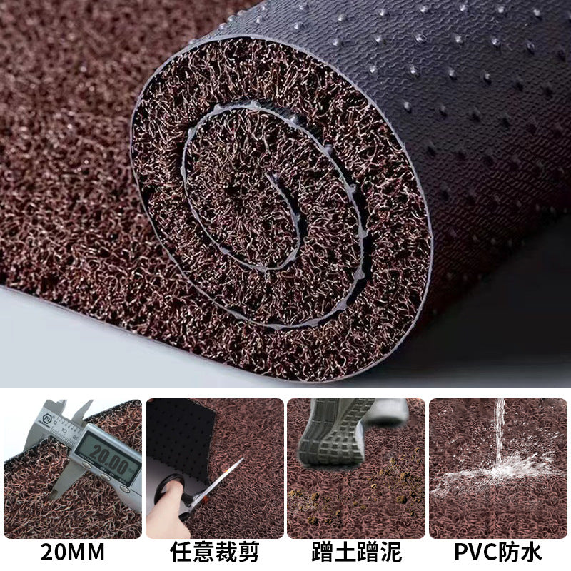 定制加厚加密钉底丝圈批发汽车通用脚垫商用酒店办公室防滑垫批发