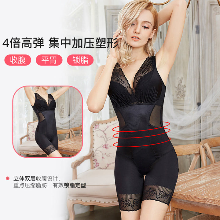 经典款美人传计女士连体衣束腰塑形美体后脱养护合跨塑身连体衣女