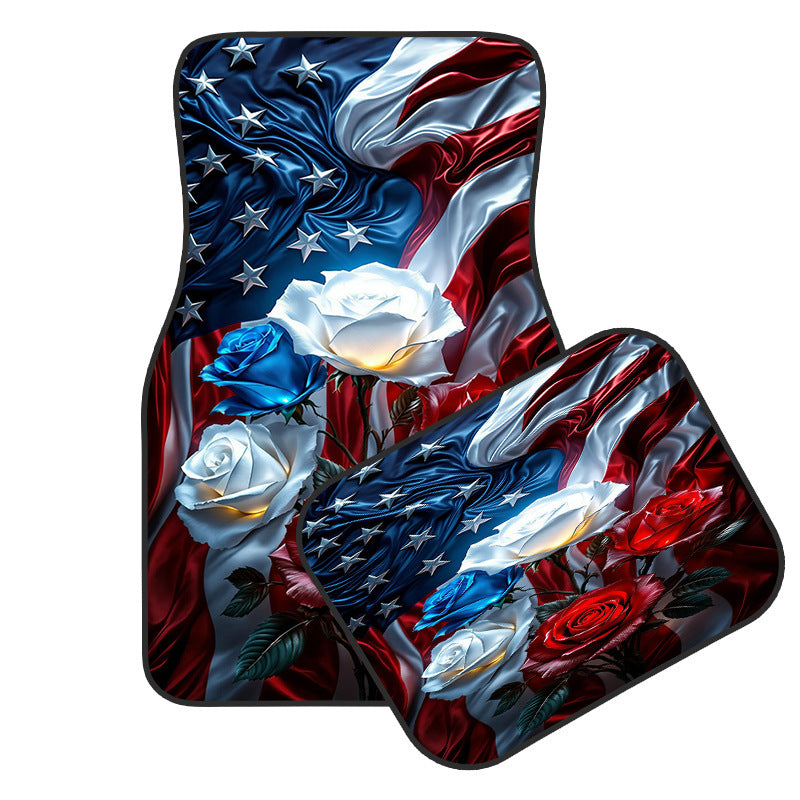Car Foot Mat Car Universal 4 Piece Set Stain Resistant Car