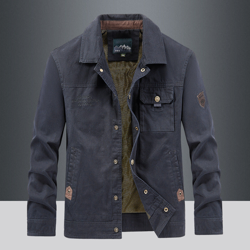 Men's Thin Spring Jacket Men Plus Size Casual Top Korean Style Trendy Men Wholesale