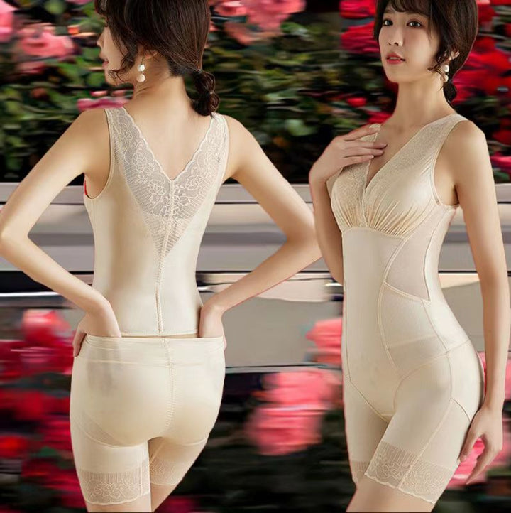 经典款美人传计女士连体衣束腰塑形美体后脱养护合跨塑身连体衣女
