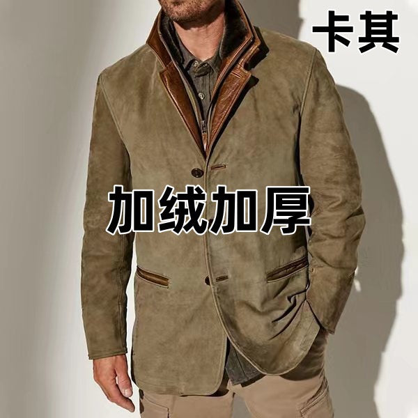 Spring New Men Fashion Vintage Men Casual Jacket Top
