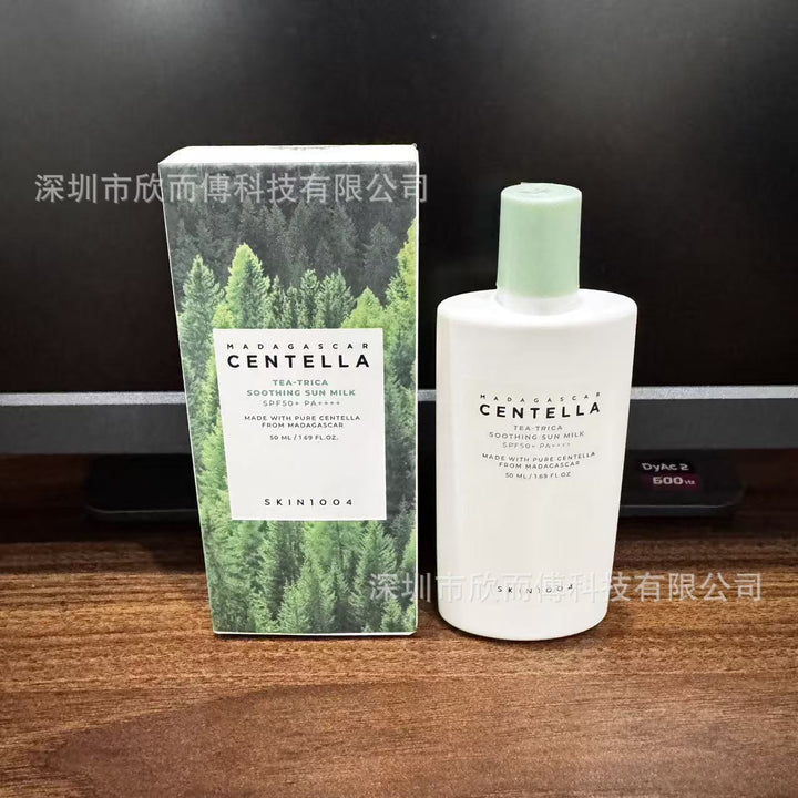 跨境SKIN1004积雪草安瓶精华面霜洗面奶小粉棒理肤天使组合套装