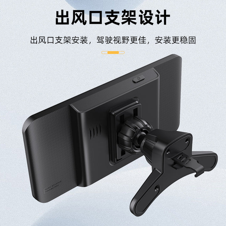 Blind Spot Electronic Rear Mirror Dash Cam – Dual Lens Left Right Recording