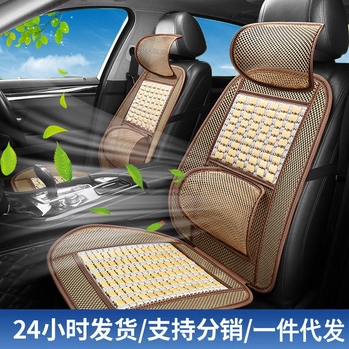 Summer Bamboo Cool Car Seat Cushion – Breathable Single Piece Four Season Truck Pad