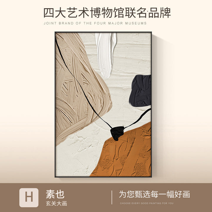 漠菲客厅装饰画现代抽象挂画客厅高级感沙发背景墙大幅落地壁画