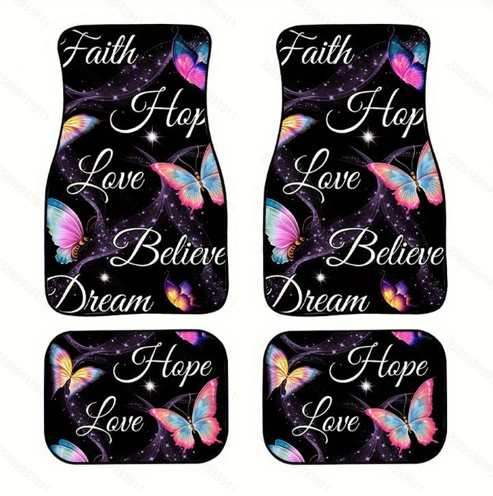 Vintage Car Foot Mat Carpet 4 Piece Set Stain Resistant Floor Mat TEMUFoot Mat Wholesale