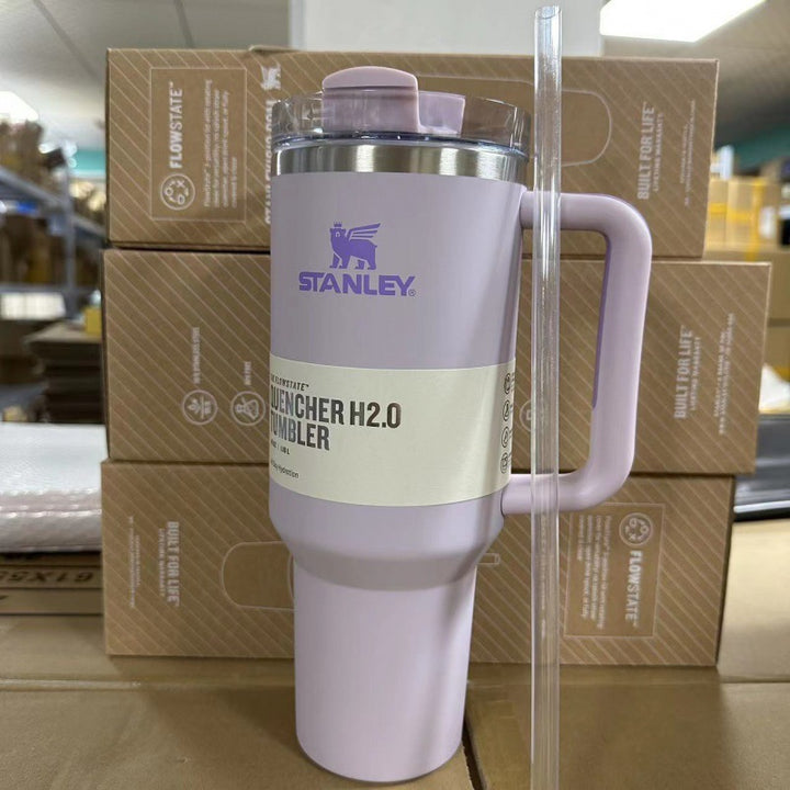 新款史丹利STANLEY2代40oz手柄杯双层不锈钢保温保冷汽车杯冰霸杯