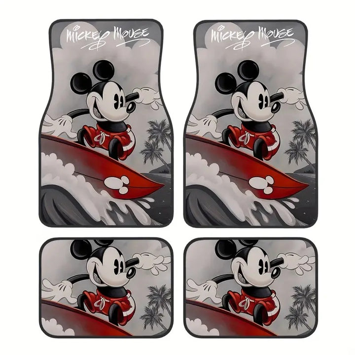 TEMUVintage Nordic Car Foot Mat Carpet 4 Piece Set Stain Resistant Floor Mat TEMUFoot Mat Wholesale
