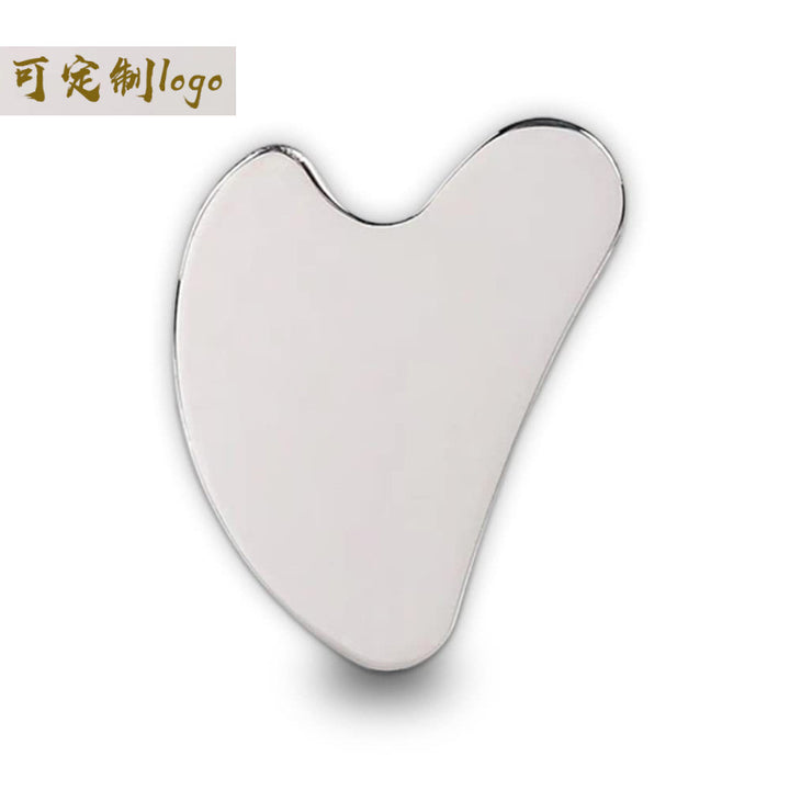 工厂直销不锈钢刮痧板心形刮痧板手部脸部刮痧按摩美妆美容工具