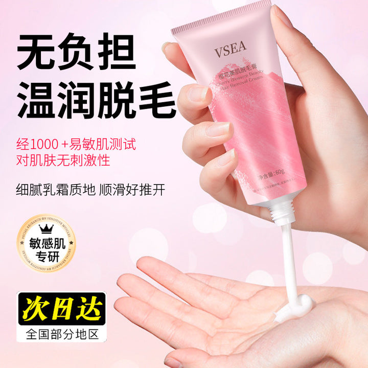 Sakura Hair Removal Mousse – Gentle Full Body Underarm Leg Spray Men & Women Wholesale