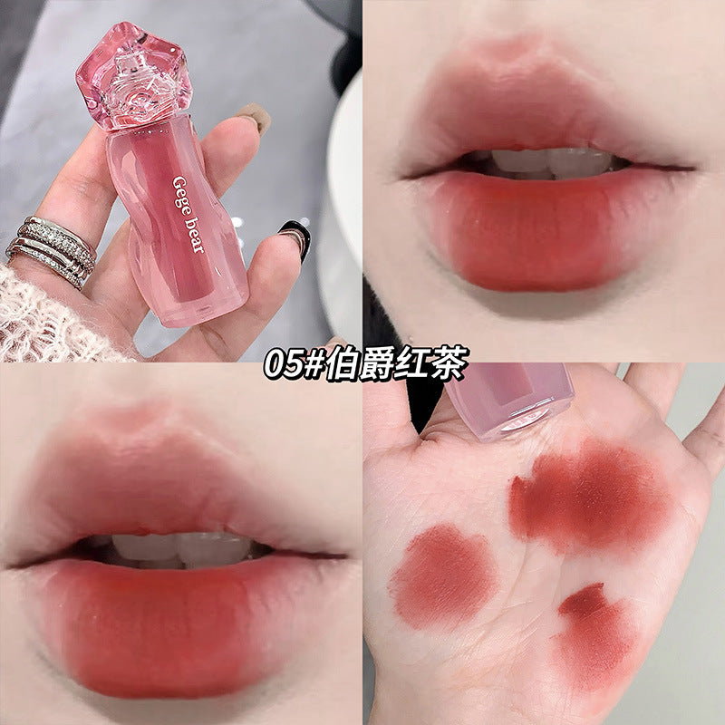 Gege bear绒雾奶霜唇泥细腻绵柔素颜显白口红学生唇膏烂番茄唇釉