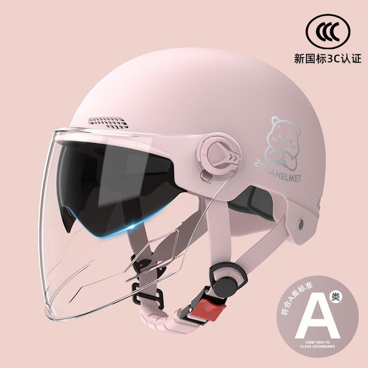 New Small Helmet Electric Vehicle Sun Protection Women Light Wholesale Winter