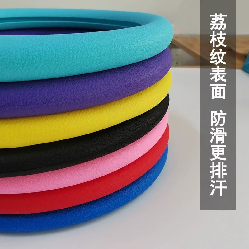 Silicone Car Steering Wheel Cover All Season Universal Non Slip Moisture Wicking Steering Wheel Grip Cover Un