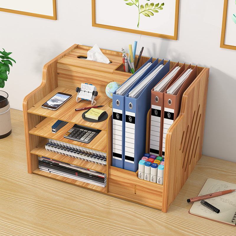 Multi-Layer Desktop Drawer Storage Box with Lock – Office Desk Organizer