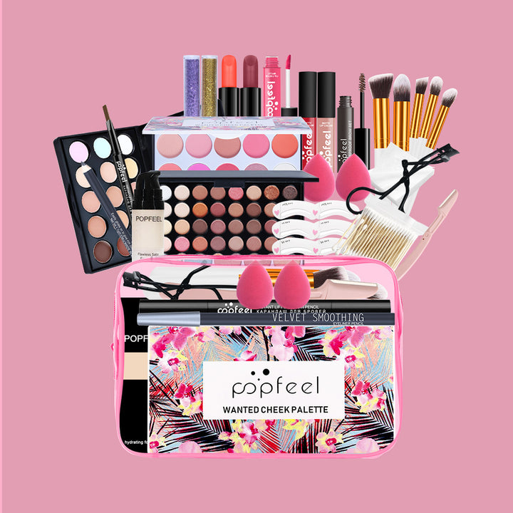 POPFEEL 跨境专供彩妆套装组合初学者美妆少女淡化妆品批发