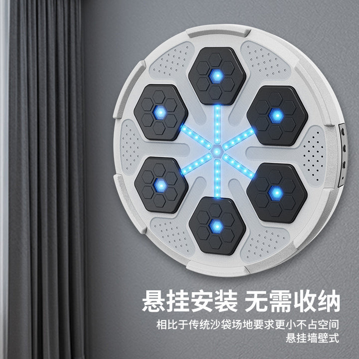 新款拳击靶蓝牙音乐墙靶家用智能运动音乐拳击机厂家版拳击训练器
