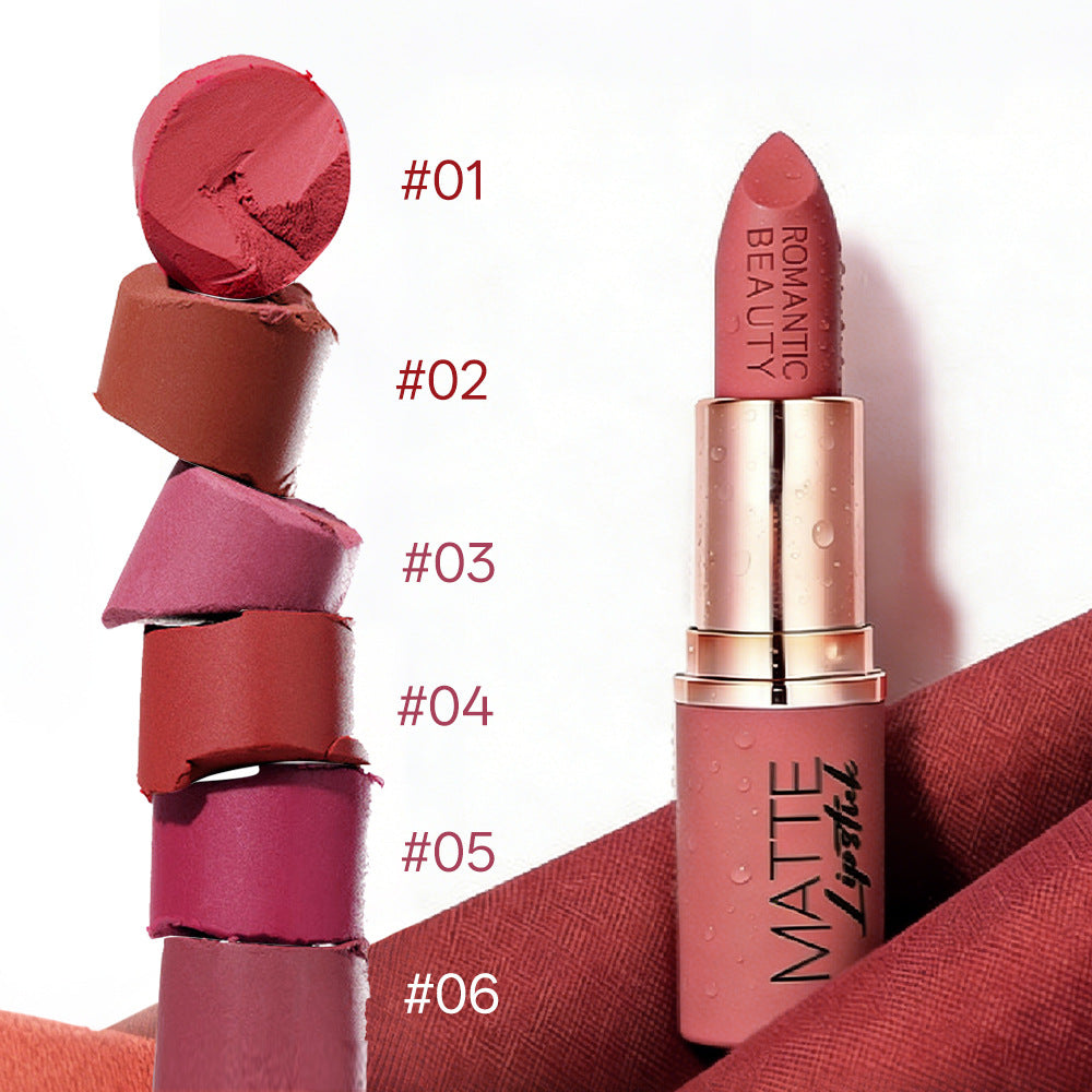 Lipstick Matte Frosted Waterproof Lip Gloss Lipstick