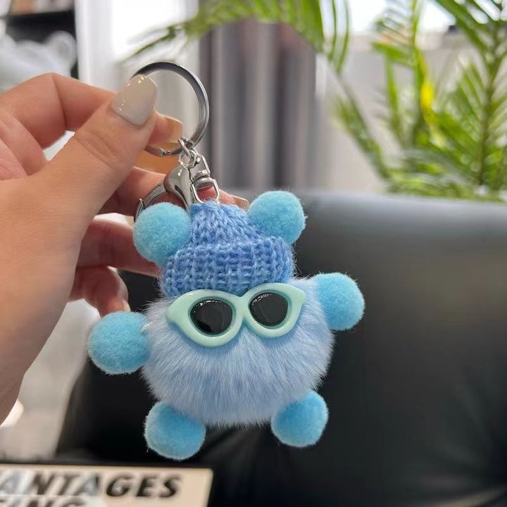 Car Keychain Hanging Ins Cute Plush Doll