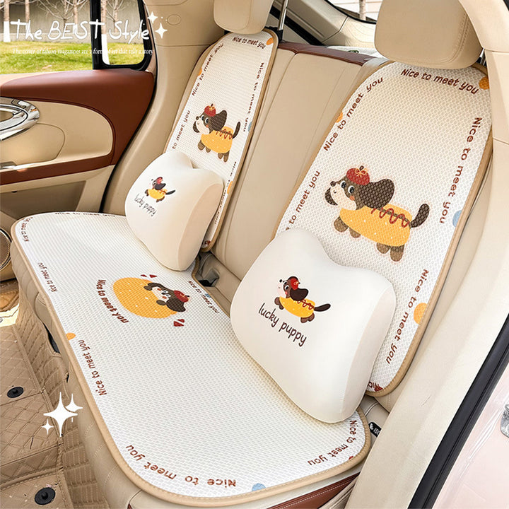 Car Seat Cushion Universal All Season Cute Car Breathable Creative Car Interior Seat Cushion