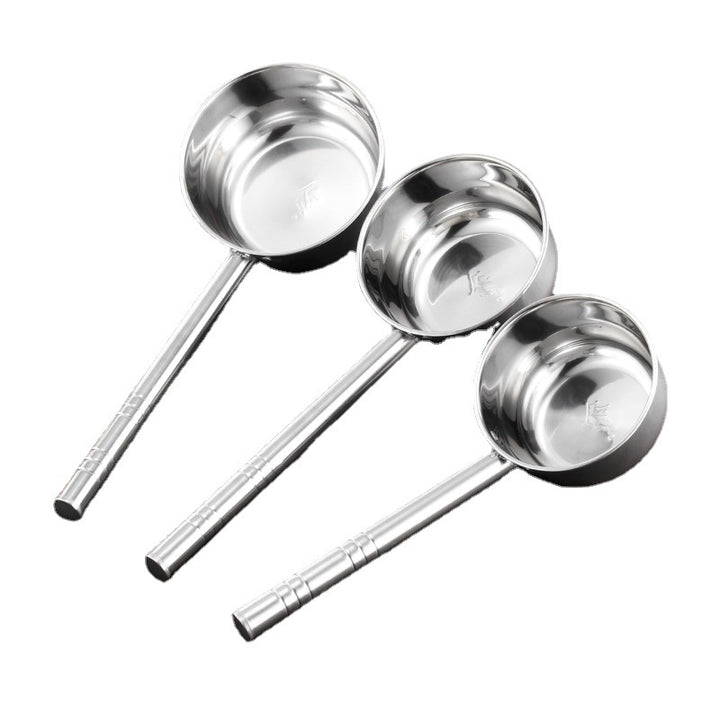 Stainless Steel Spoon Thickened Spoon Commercial Spoon Kitchen Large Spoon