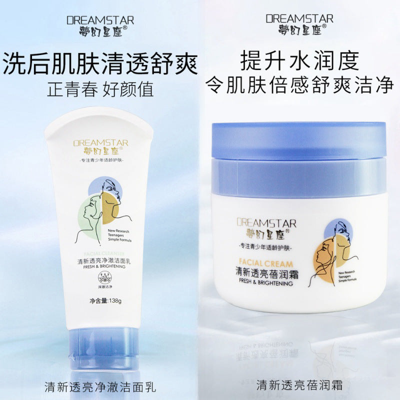 Youth Skincare Set Hydrating Moisturizing Lotion Face Wash