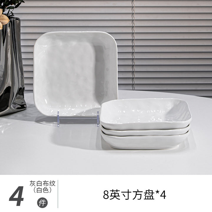 釉下彩碗碟套装家用北欧ins风碗盘碗具碗筷2026新款高级感简约餐