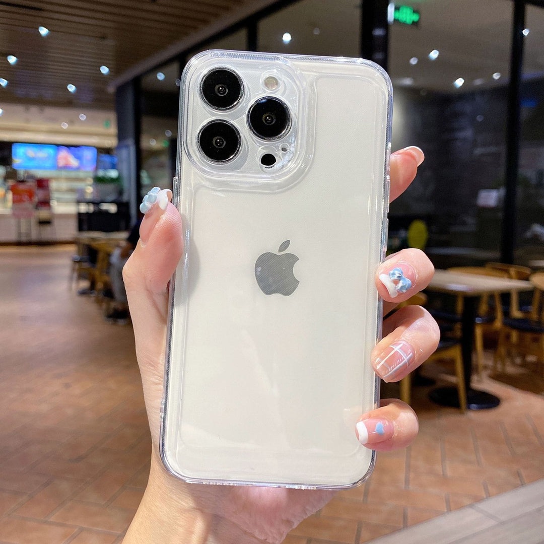 For iPhone17 promax Clear Phone Caseiphone 16 TPU Shockproof 15 Full Coverage 13 Protective Case