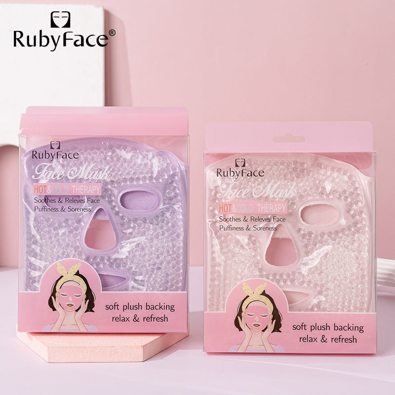 RUBYFACE现货冰敷面具面罩冷热敷去水肿美妆美容工具缓解疲劳面膜
